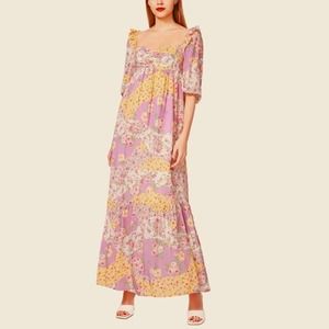 Betsey Johnson | Dresses | Betsey Johnson Patchworkfloral Maxi Dress Nwot |  Poshmark